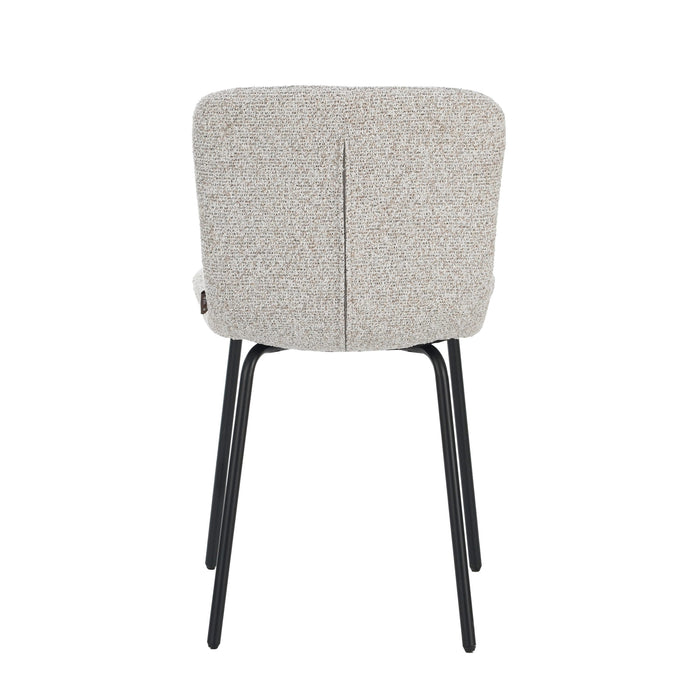 Eetkamerstoel Luca Beige Stof Set van 4