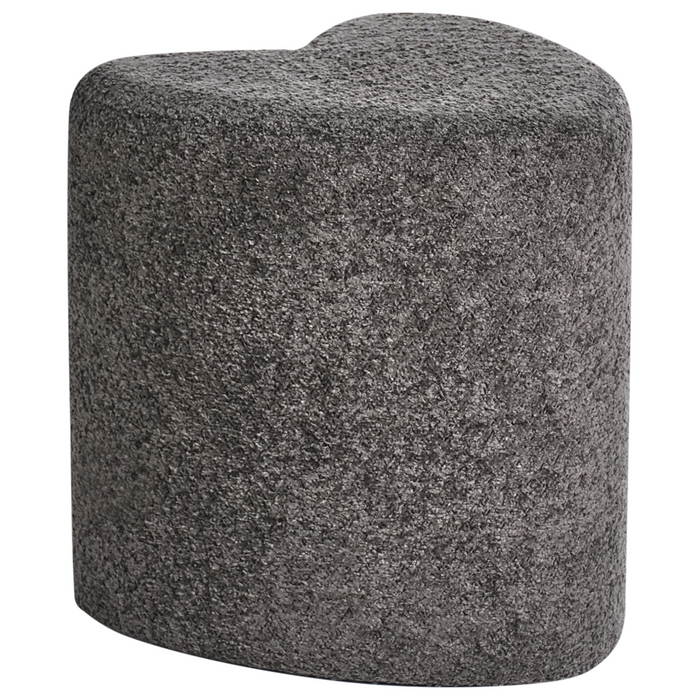 Beliani - SCOTIA - Poef - Donkergrijs - Chenille