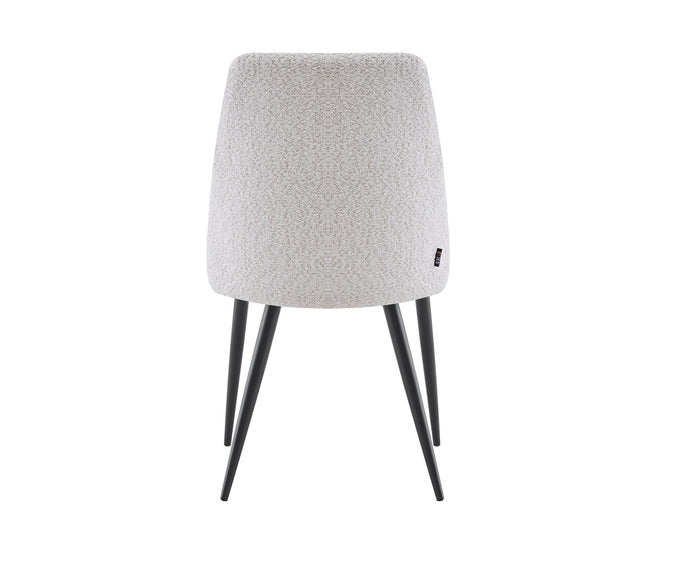 Eetkamerstoelen set van 4 Oscar Beige Boucle