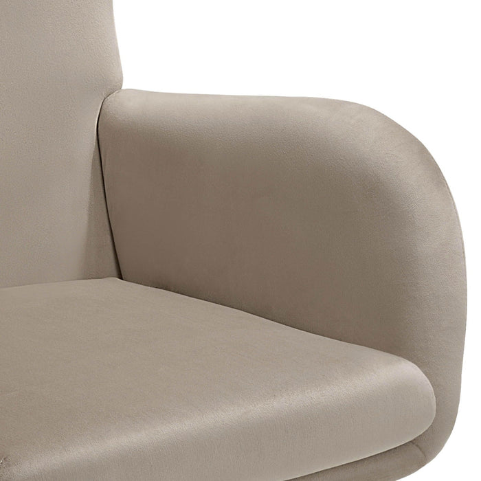 tectake® Schommelstoel Swing met stalen glijders en dikke bekleding