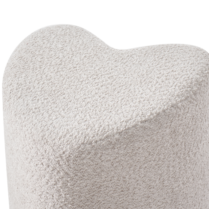 Beliani - SCOTIA - Poef - Beige - Chenille