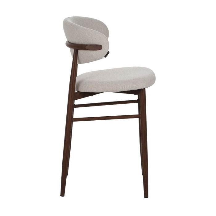 Bronx71 Barkruk Lara linnen off white 70 cm