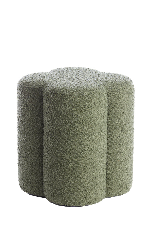 Light & Living - Poef NALANI - Ø38x45cm - Groen