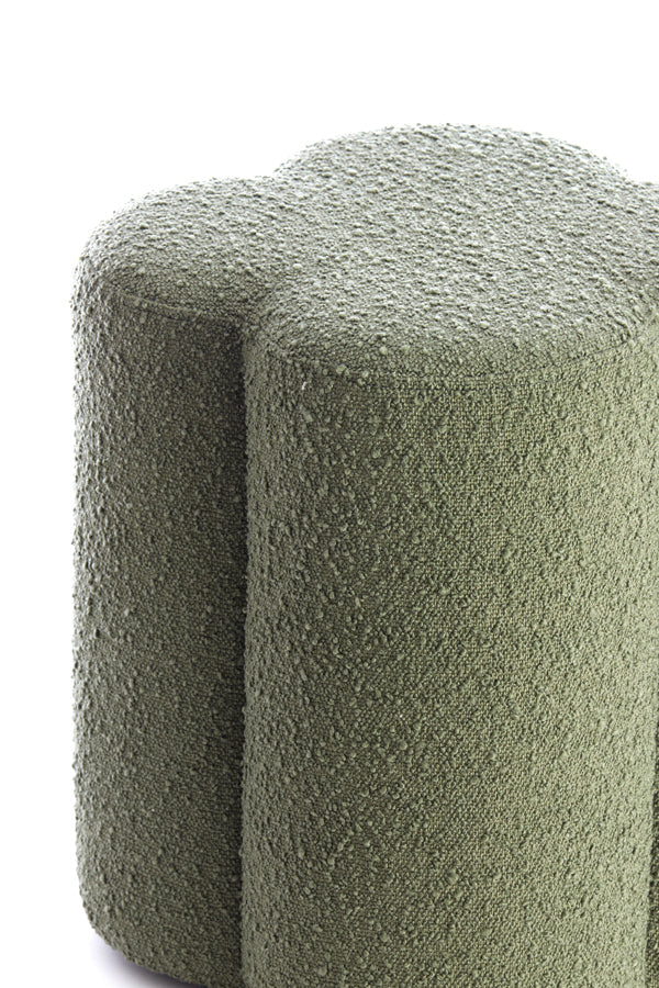 Light & Living - Poef NALANI - Ø38x45cm - Groen