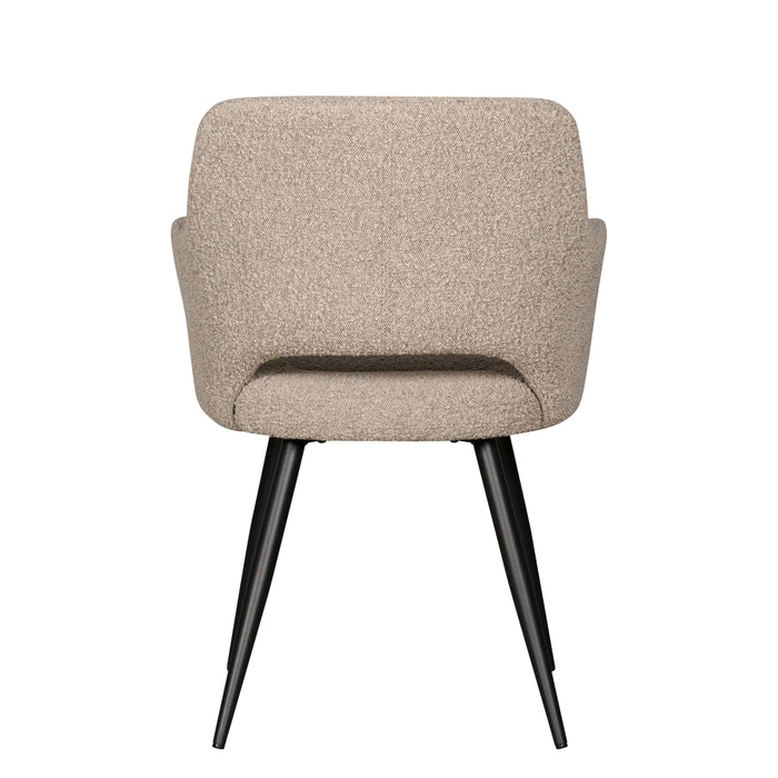 Eetkamerstoel Ziggy - Beige|Bruin - Textiel