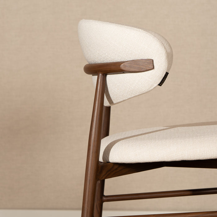 Bronx71 Barkruk Lara linnen off white 70 cm