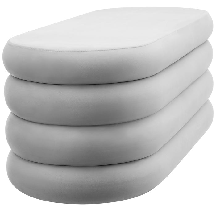 tectake® Gestoffeerde zitbank Altu met veel opbergruimte