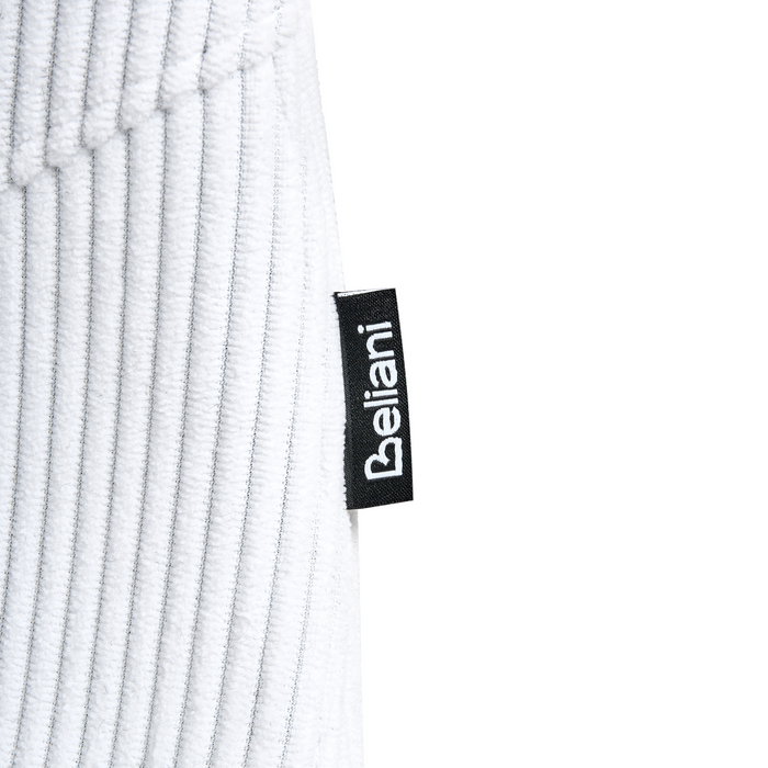 Beliani - HILDEN - Eetkamerstoel set van 2 - Wit - Corduroy