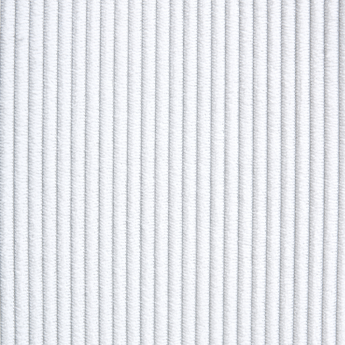 Beliani - HILDEN - Eetkamerstoel set van 2 - Wit - Corduroy