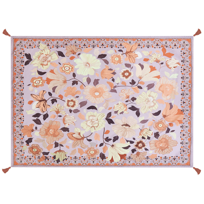 Beliani - TUFKI - Picknickkleed - Paars - 150 x 200 cm - Polyester