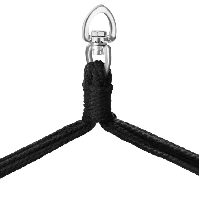 tectake® Hangstoel Malika, boho-stijl, draagkracht 150kg