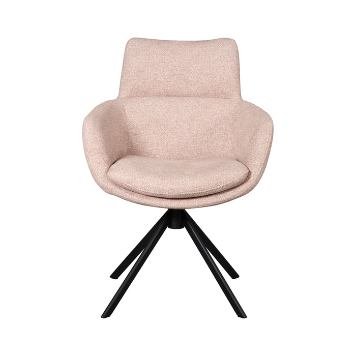 Eetkamerstoel Oland - Beige|Creme - Textiel