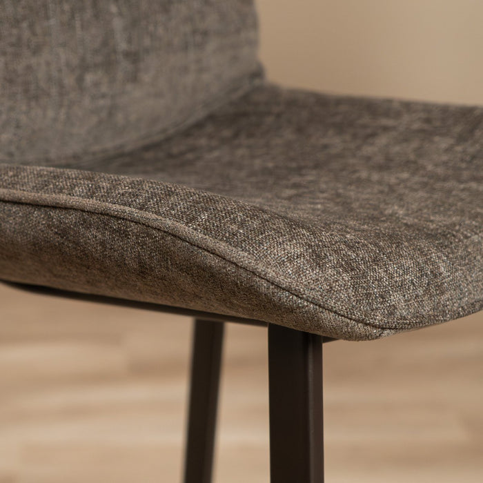 Bronx71 Velvet barkruk Trevi bruin 68 cm