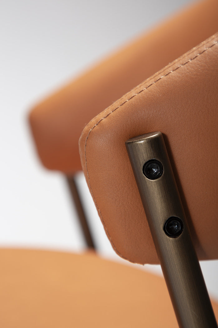 Dan-Form Zone Pompoen Eetkamerstoel Kunstleer set van 2