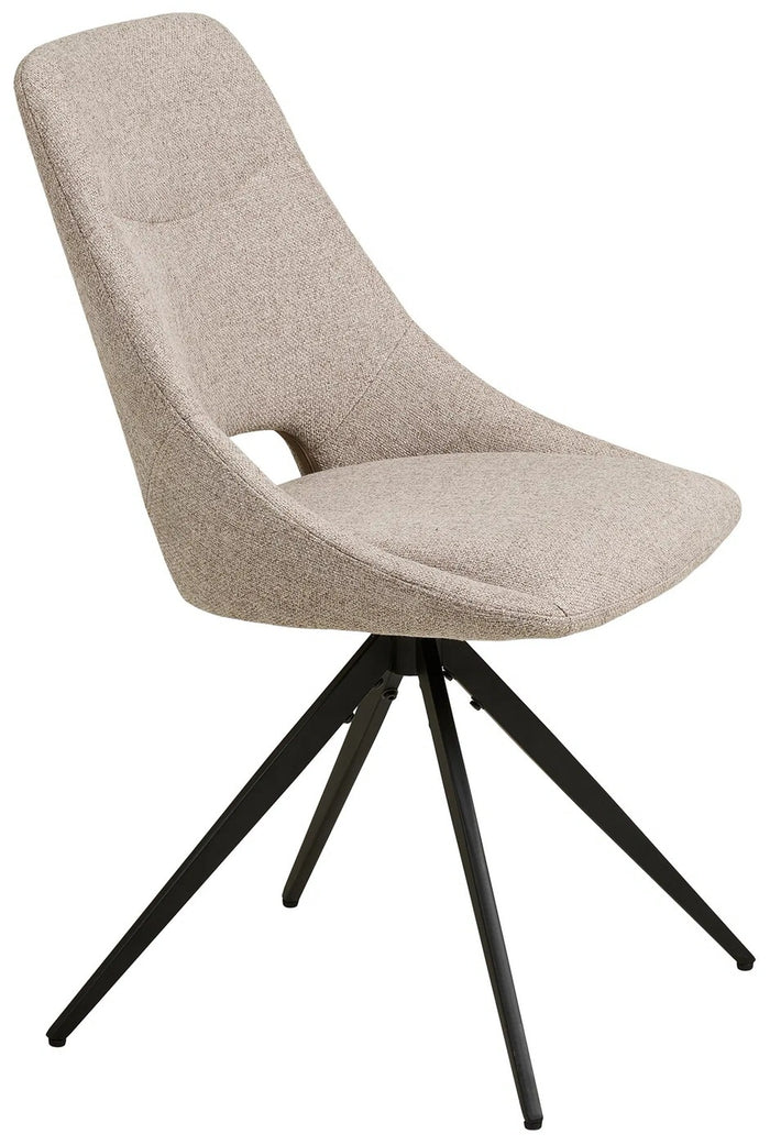 House Nordic Dokka Draaistoel Zand set van 2