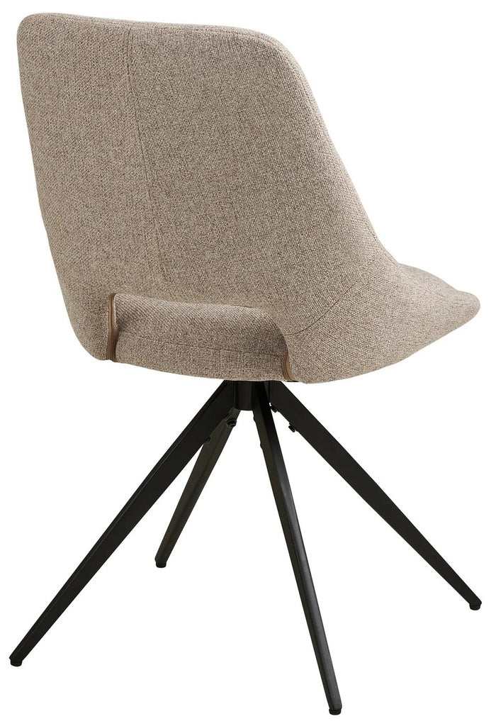 House Nordic Dokka Draaistoel Zand set van 2