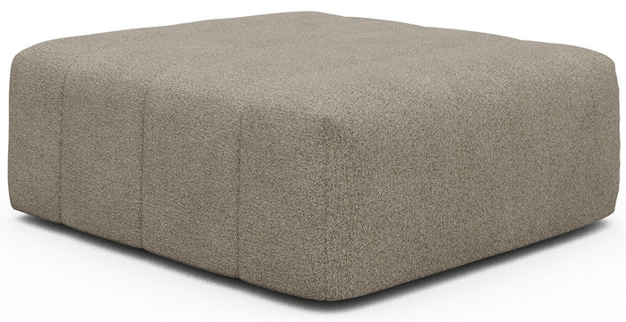 Kragelund Kornum Ottoman Beige Bouclé