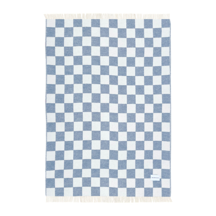 Maison Deux Checkerboard Plaid - Denim / Wit