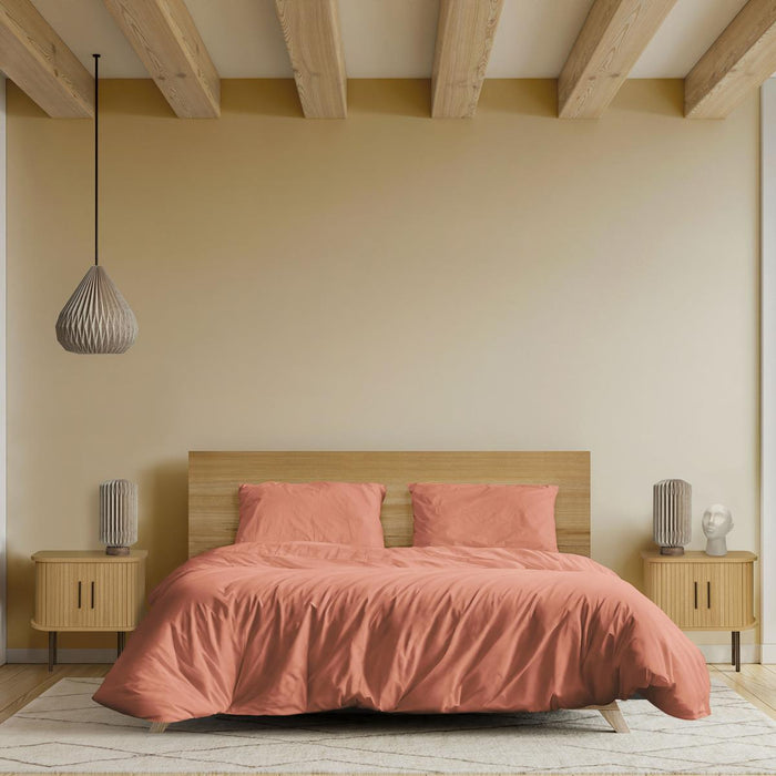 by fonQ Fresh Dekbedovertrek 140 x 200/220 cm - Dusty Pink