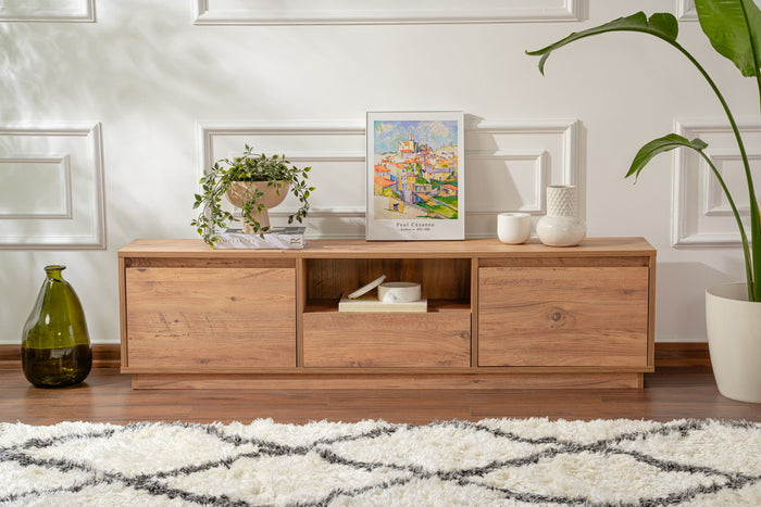 Giga Meubel - Tv-meubel Naturel - 160x30x42cm - Vanguard