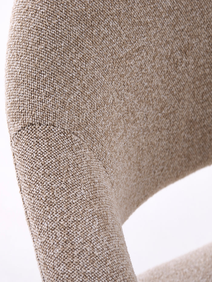 by fonQ Pucca Eetkamerstoel - Licht Eiken - Taupe