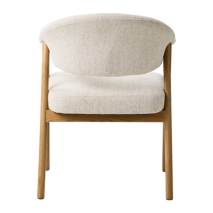 by fonQ Pucca Eetkamerstoel - Licht Eiken - Beige