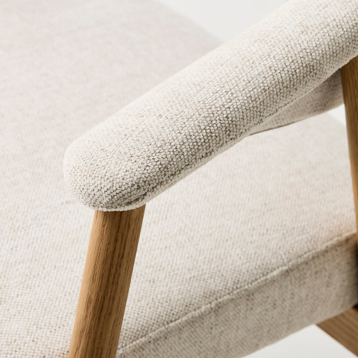 by fonQ Pucca Eetkamerstoel - Licht Eiken - Beige