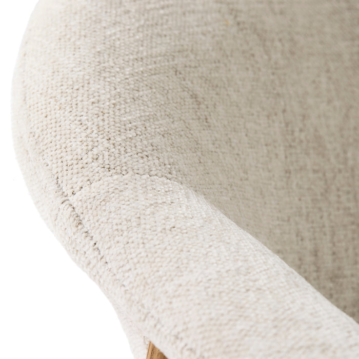 by fonQ Pucca Eetkamerstoel - Licht Eiken - Beige