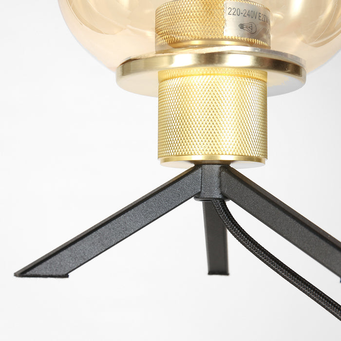 Steinhauer - Tafellamp Messing Metaal|Glas - 15x15x23cm - Reflexion