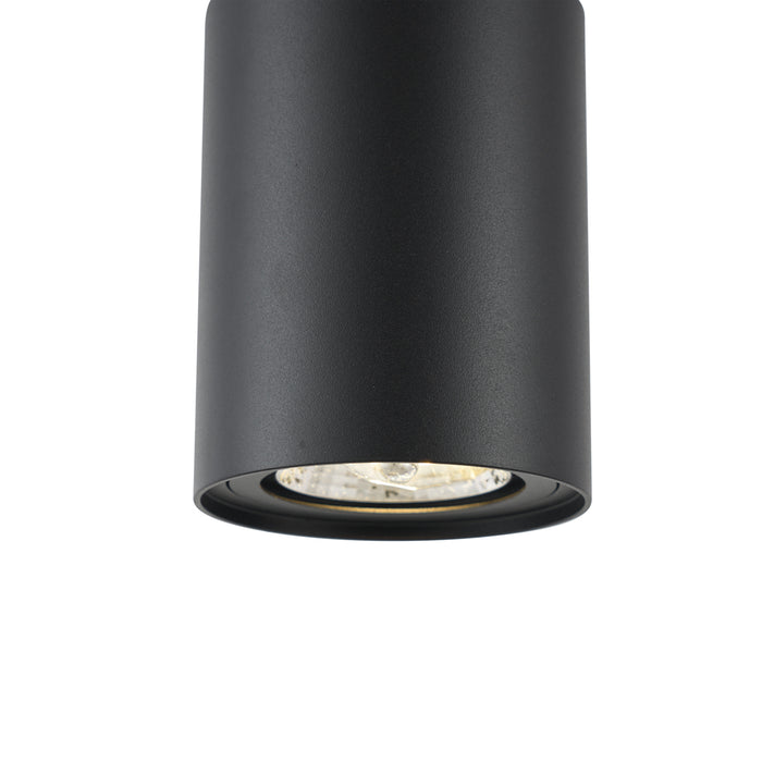 QAZQA Moderne hanglamp zwart voor railsysteem 1-fase GU10 70mm -