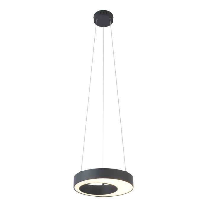 QAZQA Moderne hanglamp zwart 35cm 3-staps dimbaar - Organici