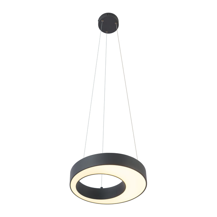 QAZQA Moderne hanglamp zwart 35cm 3-staps dimbaar - Organici