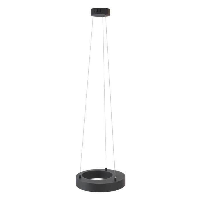 QAZQA Moderne hanglamp zwart 35cm 3-staps dimbaar - Organici