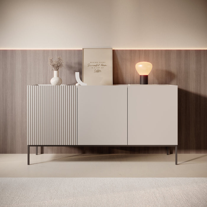 Meubella - Capri - Dressoir - Beige - 150 cm