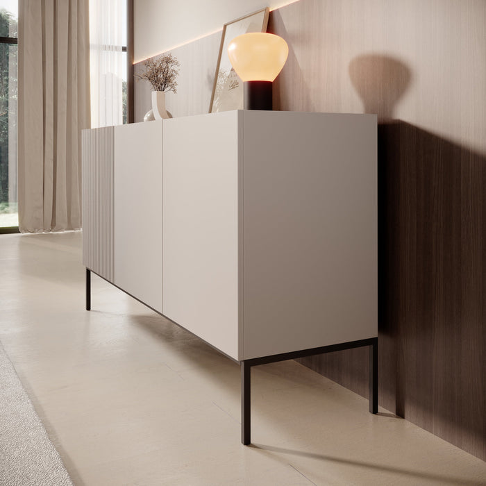 Meubella - Capri - Dressoir - Beige - 150 cm