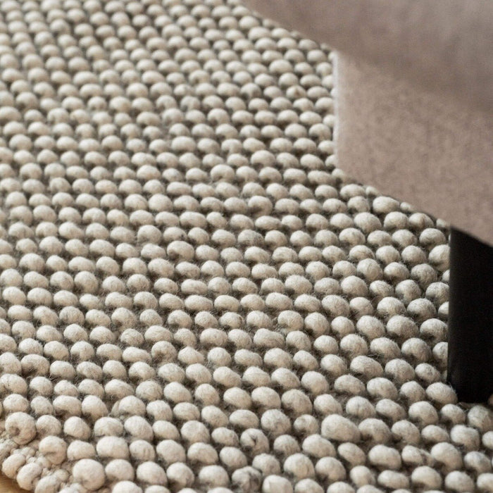 Interieur05 Wollen vloerkleed Lecco licht grijs - 160 x 230 cm