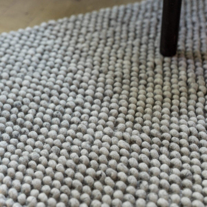 Interieur05 Wollen vloerkleed Lecco licht grijs - 160 x 230 cm