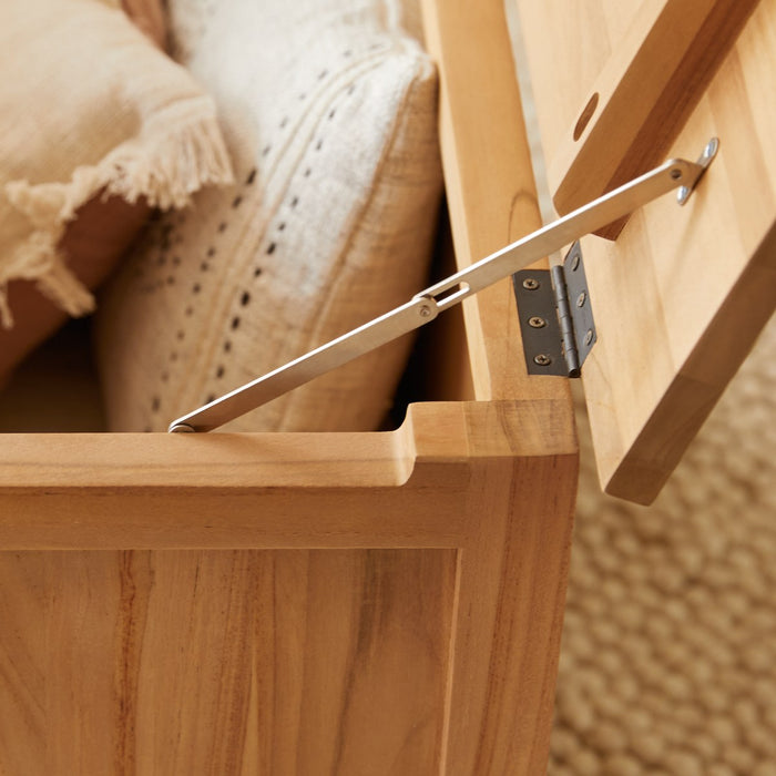 Tikamoon - Massief teak houten opbergkist Suzette