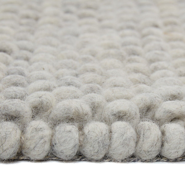 Interieur05 Wollen vloerkleed Lecco licht grijs - 160 x 230 cm