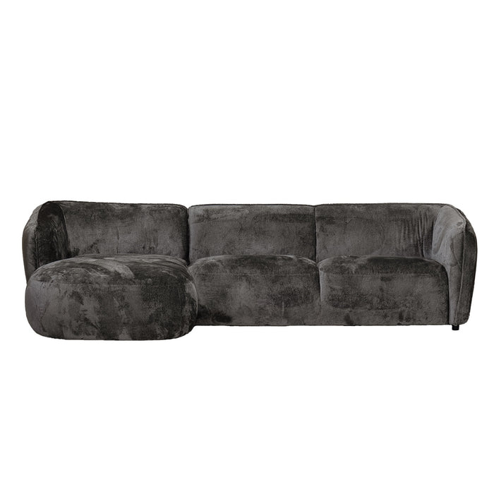 Giga Meubel - Chaise Longue Bank Lille 3-zits Links Mokka