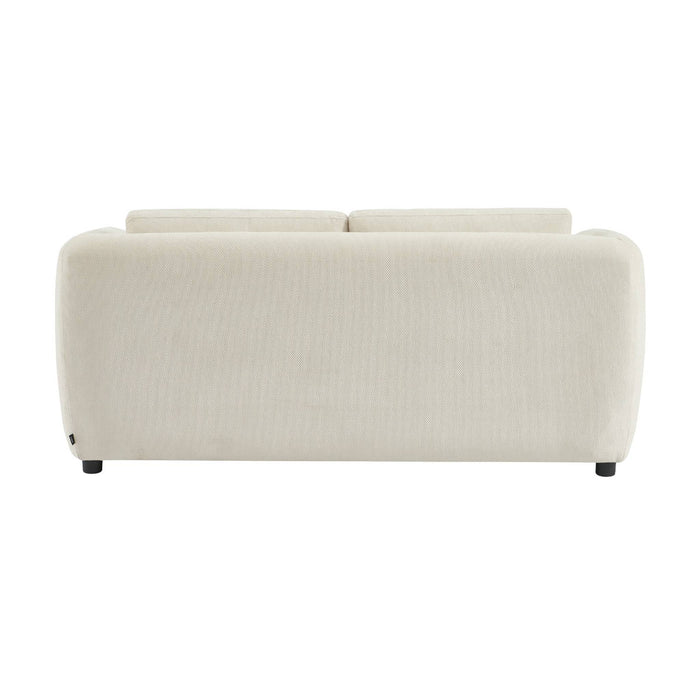 sweeek - Slaapbank 2 zitplaatsen chenille stof