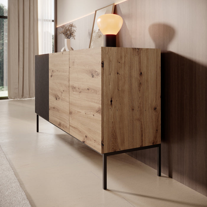 Meubella - Capri - Dressoir - Eiken - 150 cm