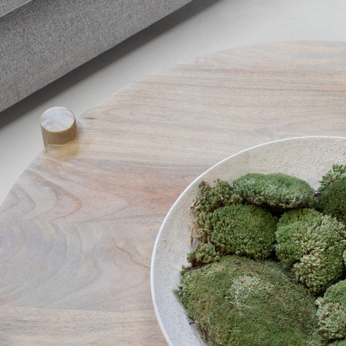 Giga Meubel - Salontafel Naturel Mangohout - 90x90x40cm - Jesse