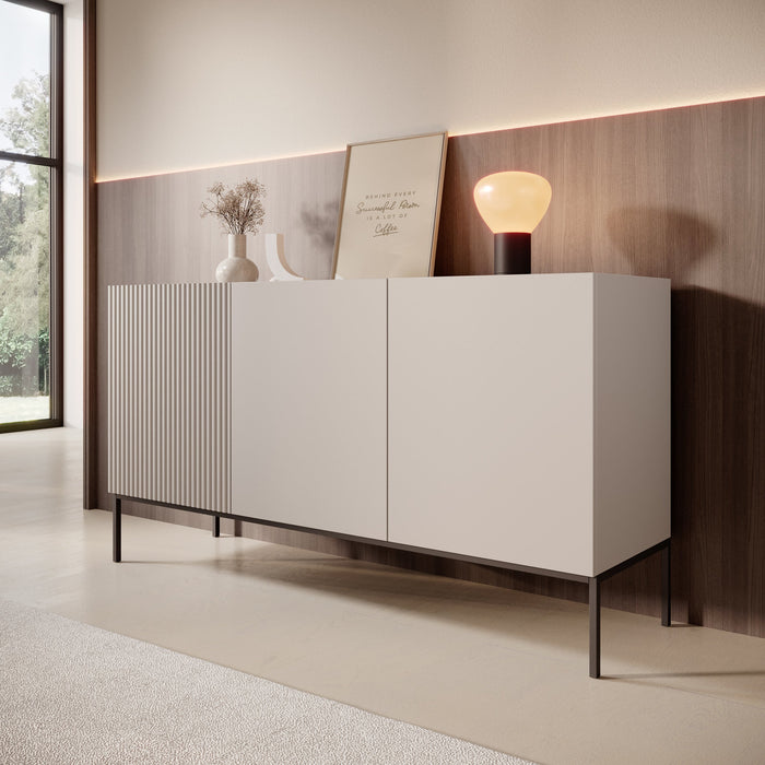 Meubella - Capri - Dressoir - Beige - 150 cm