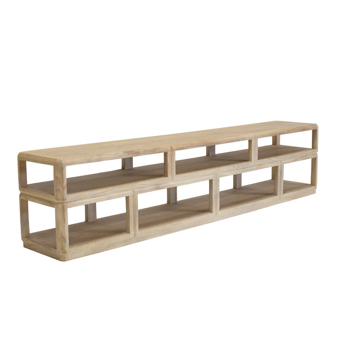 Giga Meubel - Tv-meubel Naturel Mangohout - 200x35x45cm - Eline