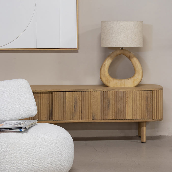 Giga Meubel - Tafellamp Elize Organisch Naturel 60cm