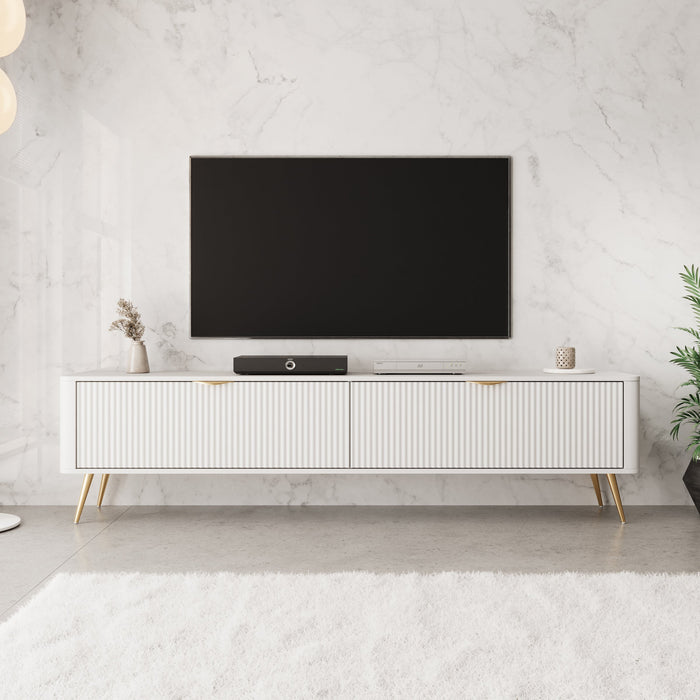 Meubella - TV-Meubel Lima - Wit - 200 cm