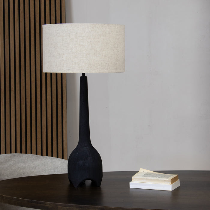 Giga Meubel - Tafellamp Mels Zwart 65cm