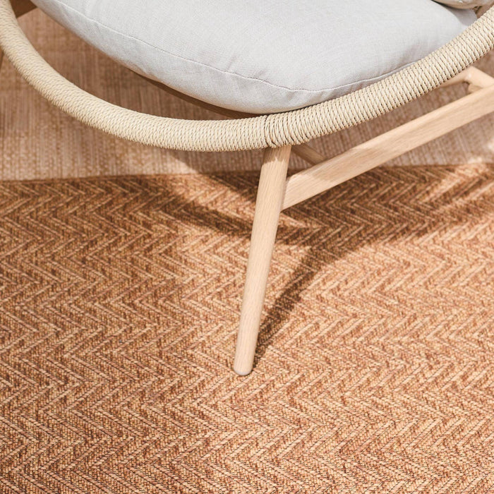 sweeek - Set van 2 tuinstoelen met stalen en rotan tafel