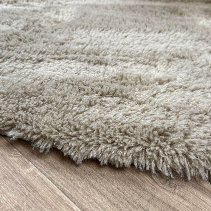 Hoogpolig Organisch vloerkleed Furr Stone bruin - Interieur05